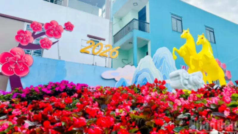 Trung Tâm Tỉnh Lỵ Quảng Nam Rực Rỡ Cờ Hoa Đón Tết Bính Ngọ Và Mừng Sự Kiện Chính Trị