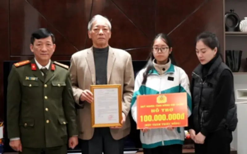 Truy thăng hàm Thượng tá và hỗ trợ 100 triệu đồng cho thân nhân cảnh sát hy sinh tại Thái Nguyên