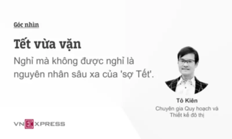 Tết vừa vặn: Giải pháp cho áp lực ngày xuân trong xã hội hiện đại