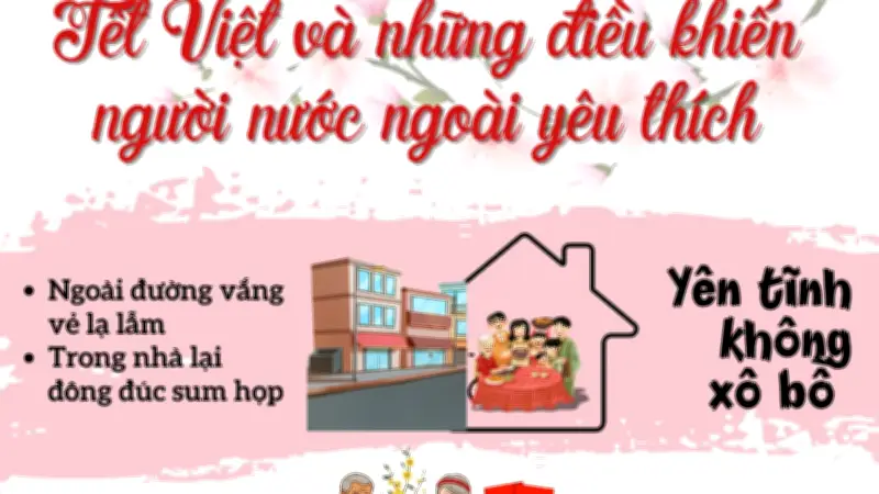 Tết Việt: Những Điểm Đặc Sắc Khiến Du Khách Nước Ngoài Say Mê
