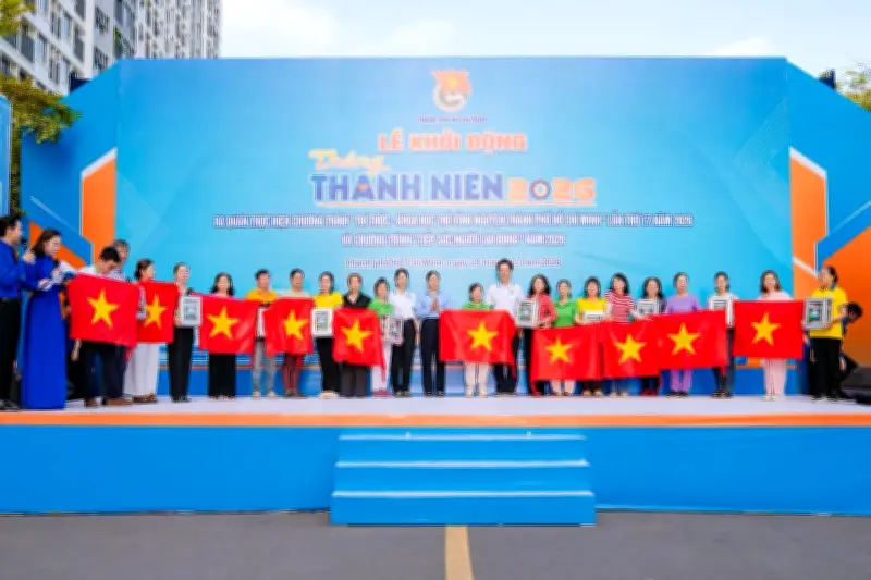 Tuổi trẻ TP.HCM sôi nổi khởi động Tháng Thanh niên 2026 hướng đến kỷ niệm 95 năm thành lập Đoàn