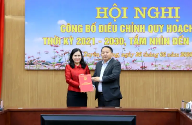 Tuyên Quang công bố Quy hoạch tỉnh 2021-2030, hướng tới phát triển bền vững và hội nhập quốc tế