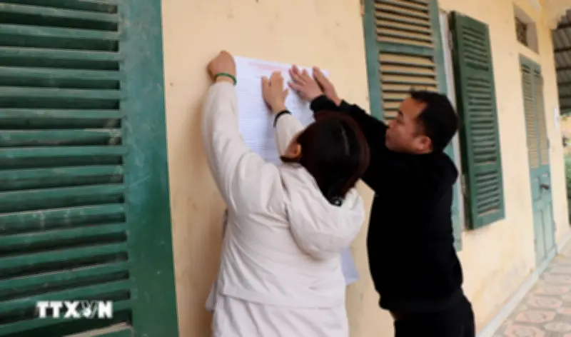 Tuyên Quang: Đi từng ngõ, gõ từng nhà, nắm bắt số lượng cử tri bầu cử Quốc hội