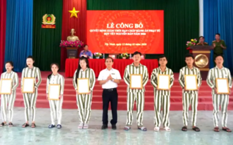 Tây Ninh giảm án cho 2.369 phạm nhân, 289 người được trả tự do dịp Tết Bính Ngọ 2026