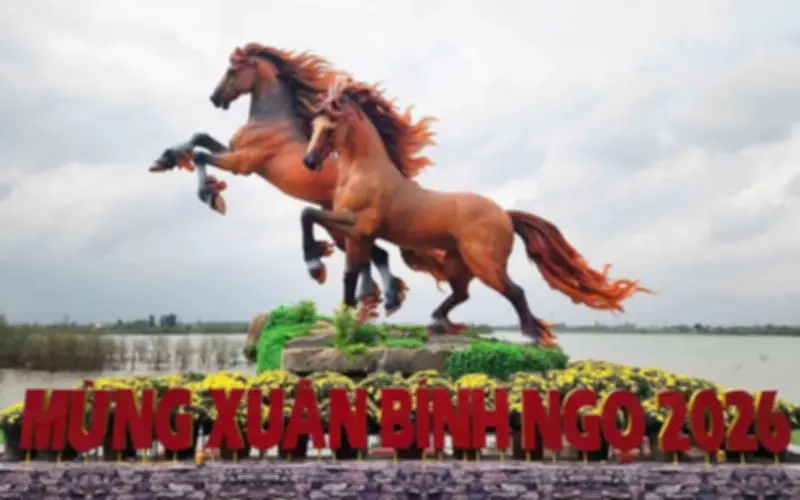 Ngắm linh vật ngựa độc đáo tại các tỉnh thành chào đón Tết Bính Ngọ 2026