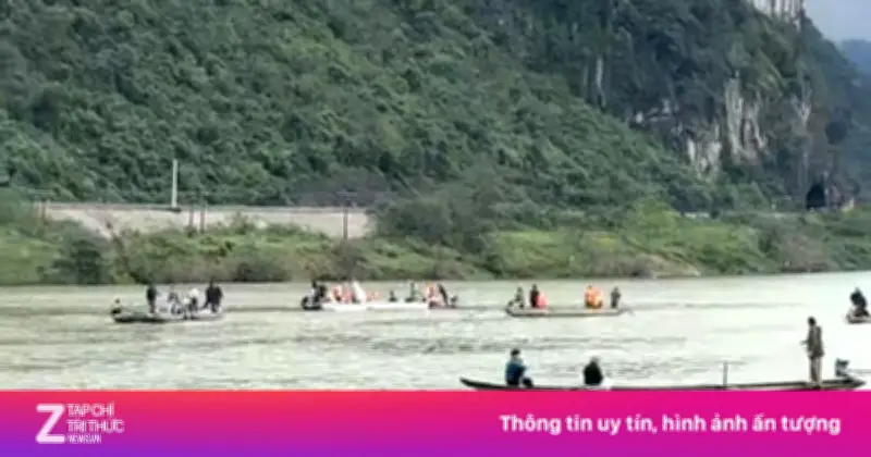 Vụ lật thuyền trên sông Gianh: 2 người tử vong, 2 người mất tích trong dịp Tết