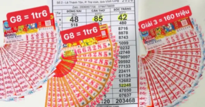 Vé số Cần Thơ trúng kép: Giải nhất 30 triệu đồng, giải tám 100.000 đồng