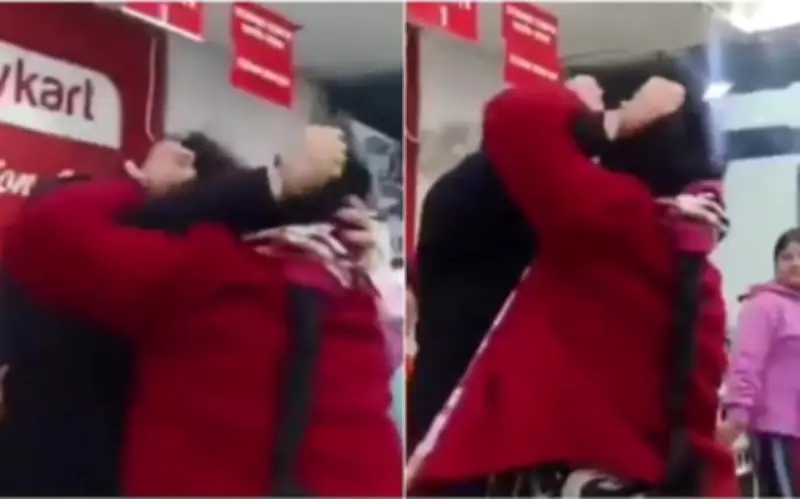 Vụ ẩu đả giữa vợ và người tình trong trung tâm thương mại gây chấn động Robertsganj