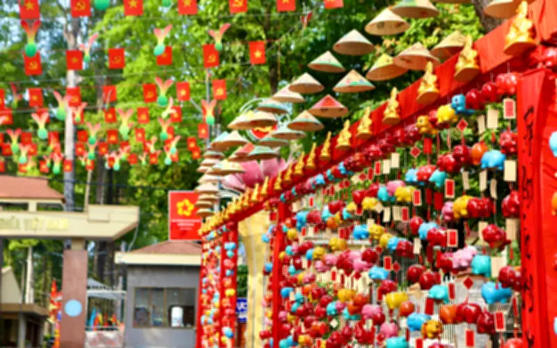 Đường Heo Đất Rực Rỡ Ở TP.HCM Thu Hút Đông Đảo Người Dân Dịp Cận Tết