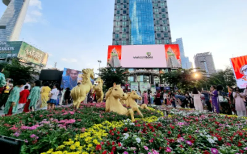 Vietcombank Đồng Hành Cùng Đường Hoa Nguyễn Huệ Xuân 2026, Lan Tỏa Giá Trị Bền Vững