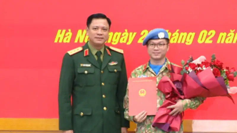 Việt Nam Cử Sĩ Quan Tham Gia Gìn Giữ Hòa Bình Tại Cộng Hòa Trung Phi