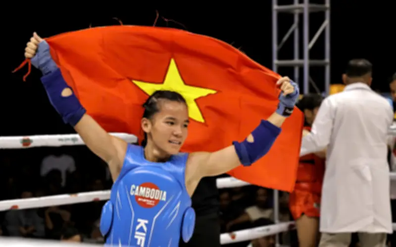 Việt Nam lần đầu tham dự đã vô địch Kun Khmer thế giới với 18 HCV