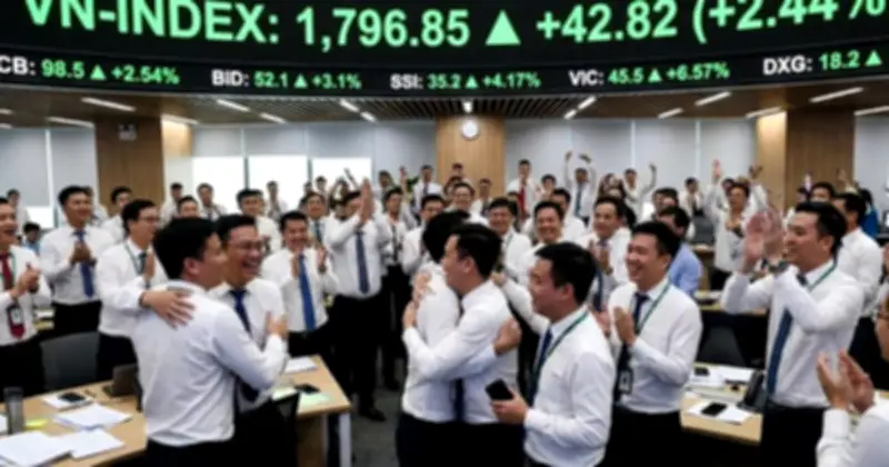 VN-Index Bùng Nổ Gần 43 Điểm, Nhà Đầu Tư Vỡ Òa Nhận 'Lì Xì' Sớm Trước Tết