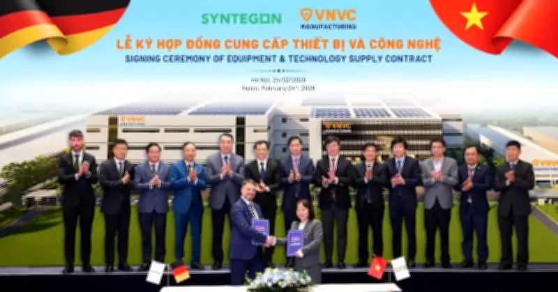 VNVC hợp tác với Syntegon Đức, đầu tư dây chuyền sản xuất vắc xin hiện đại nhất