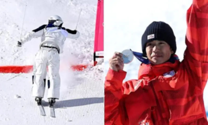 VĐV Nhật Bản trượt giật lùi về đích vẫn đoạt huy chương bạc Olympic mùa Đông 2026