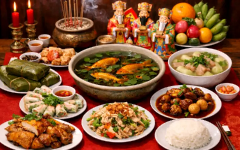 Vị trí đặt mâm cúng ông Công ông Táo: Gian bếp hay ban thờ chính?