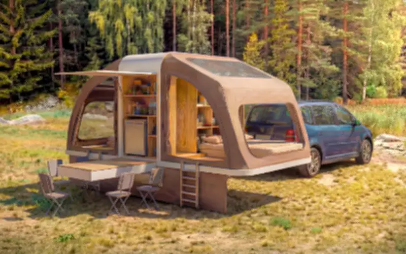 Wingcube: Mô đun camper 'nhỏ khi chạy, rộng khi ở' hứa hẹn cách mạng hóa du lịch cắm trại