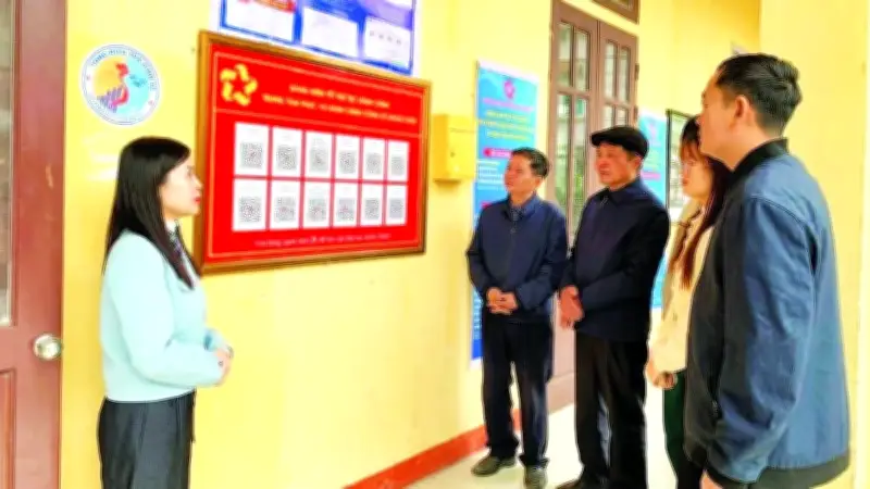 Xã Khoái Châu đẩy mạnh mô hình 'Thôn thông minh' với ứng dụng công nghệ số