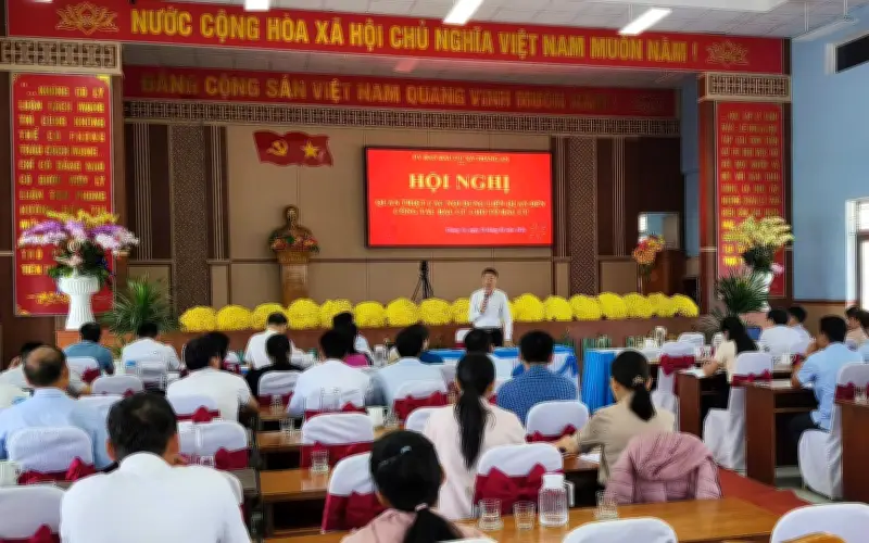 Xã Thăng An chuẩn bị kỹ lưỡng cho bầu cử với 19 điểm bỏ phiếu tại nhà văn hóa thôn