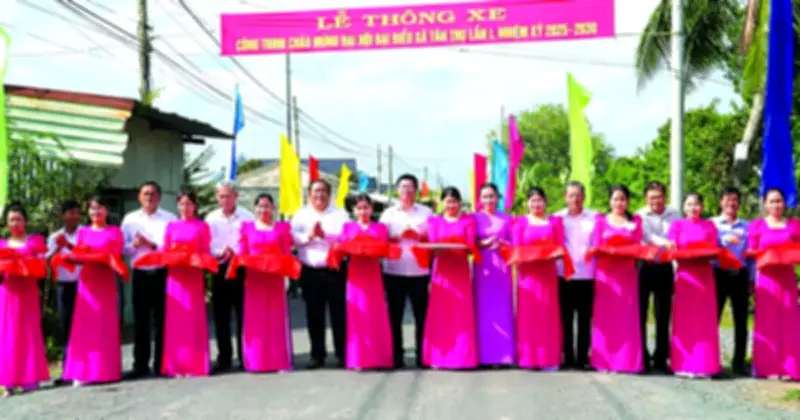 Xã Tân Trụ, Tây Ninh: Bứt phá ấn tượng về thu ngân sách và hạ tầng nông thôn năm 2025