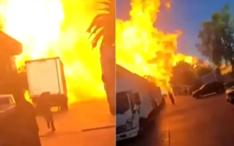 Xe tải chở khí hóa lỏng phát nổ ở Chile, 4 người tử vong và 17 người bị thương