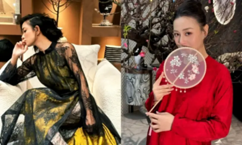 Xu hướng áo dài Tết 2025: Châu Bùi và Phương Oanh bất ngờ 'lặn mất tăm'