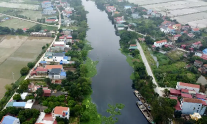 Đề xuất chi 38.500 tỷ đồng hồi sinh hệ thống kênh Bắc Hưng Hải, giảm ô nhiễm và phát triển đô thị sinh thái