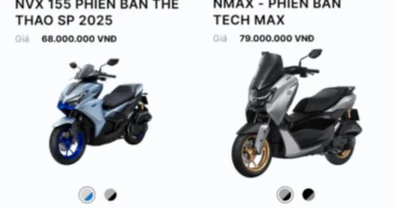Yamaha NMAX 155 Tech Max vs NVX 155 SP: 11 Triệu Đồng Chênh Lệch Đáng Giá Những Gì?
