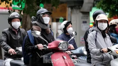 Miền Bắc tiếp tục rét đậm, Hà Nội mưa nhỏ rải rác, Nam Bộ nắng nóng