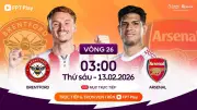 Arsenal đối mặt thử thách tại Brentford: Cơ hội bảo vệ ngôi đầu bảng Ngoại hạng Anh