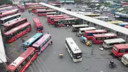 Ba bến xe Hà Nội phục vụ hơn 200.000 lượt khách trong cao điểm Tết Bính Ngọ