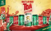 Bia Saigon Lager phiên bản giới hạn: 'Lời mời' gắn kết Tết trên từng lon bia