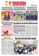 Báo Nhân Dân số 25667: Đẩy mạnh công tác xây dựng Đảng và phát triển kinh tế - xã hội