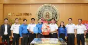 Bí thư T.Ư Đoàn thăm, chúc tết cán bộ, chiến sĩ Vùng 4 Hải quân tại Cam Ranh
