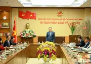 Chủ tịch Quốc hội Trần Thanh Mẫn làm việc với các Ủy ban và Kiểm toán Nhà nước