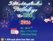 Chi Tiết Các Điểm Bắn Pháo Hoa Tết Nguyên Đán Bính Ngọ Tại Huế