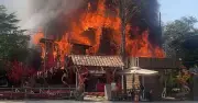 Cháy lớn sáng mùng 6 Tết, quán cà phê tại TP.HCM bị thiêu rụi hoàn toàn