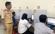 Cần Thơ: Hơn 860 học viên thi sát hạch lái xe máy ngày 28 Tết