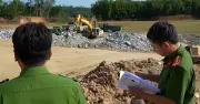 Công an Quảng Ngãi điều tra Công ty CP Đầu tư 706 khai thác khoáng sản trái phép