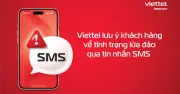 Cảnh báo: Tin nhắn SMS giả mạo Viettel lừa đảo chiếm đoạt thông tin ngân hàng