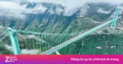 Cầu Hoa Giang: Kỳ quan thép lơ lửng trên mây ở Trung Quốc