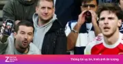 CĐV Tottenham gây sốc khi giơ ảnh vợ Declan Rice trong trận derby Bắc London
