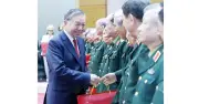 Tổng Bí thư Tô Lâm gặp mặt tướng lĩnh nghỉ hưu và nhấn mạnh vai trò cựu chiến binh