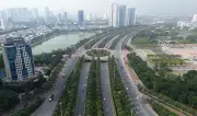 Giao thông Hà Nội yên tĩnh trong buổi sáng ngày đầu nghỉ Tết
