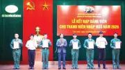 Hà Nội kết nạp Đảng cho thanh niên trước ngày nhập ngũ, nâng cao chất lượng quân đội