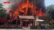 Hỏa hoạn kinh hoàng tại quán cà phê ở phường Hiệp Bình, TP.HCM