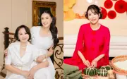 Hà Kiều Anh gói bánh chưng ở Mỹ đón Tết cùng bố mẹ