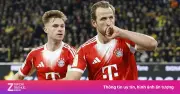 Harry Kane Lập Kỳ Tích Lịch Sử, Dẫn Dắt Bayern Munich Đánh Bại Dortmund