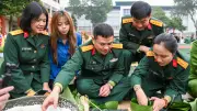 Hội Thi Gói Bánh Chưng Ấm Áp Trong Quân Đội Trước Thềm Tết Nguyên Đán