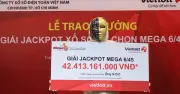 Người chơi TP.HCM trúng Jackpot Vietlott hơn 42,4 tỷ đồng